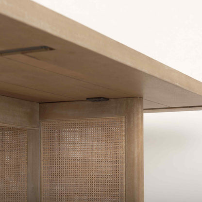 Grier Wooden Rectangular Dining Table