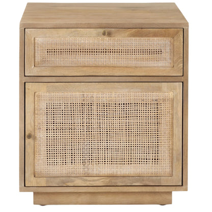 Grier One Drawer Wood Nightstand