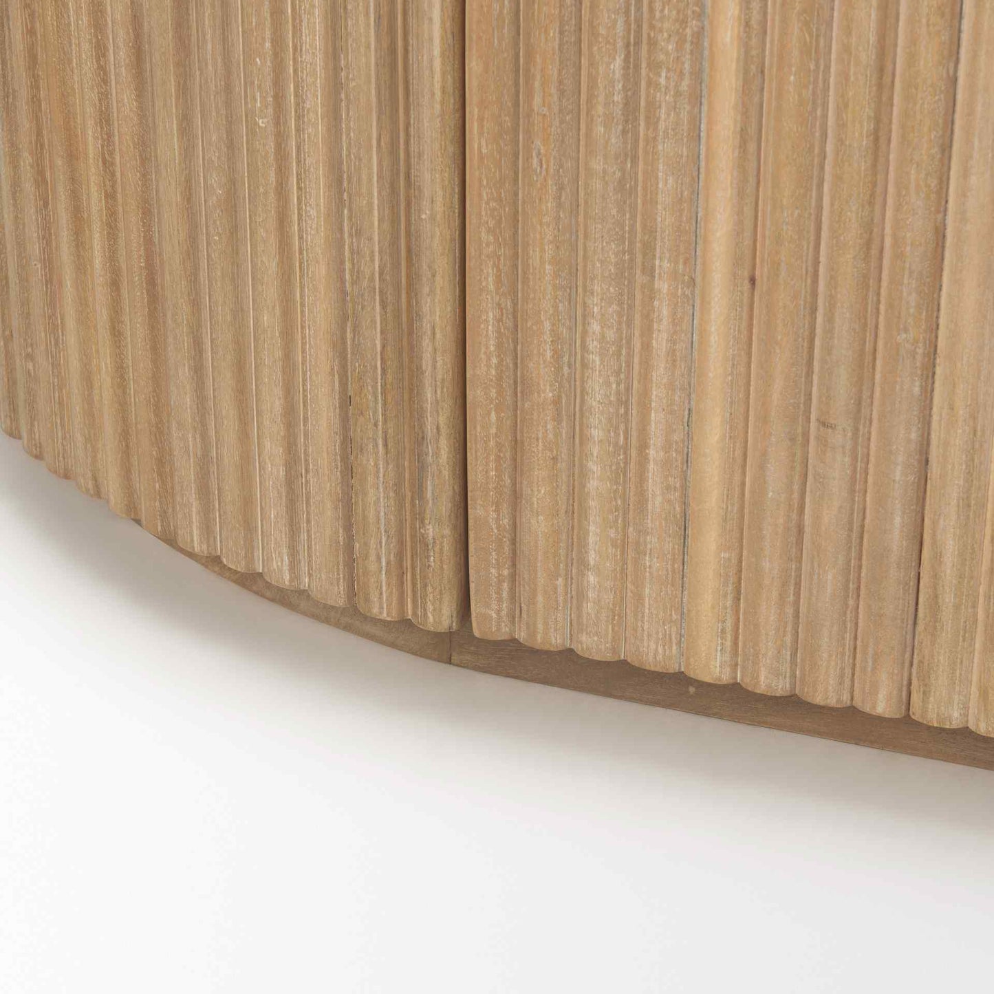 Terra Fluted Wood Sideboard