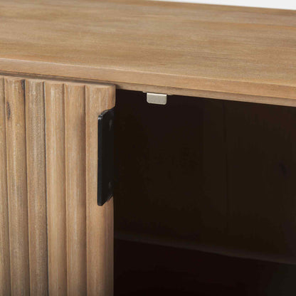 Terra Fluted Wood Sideboard