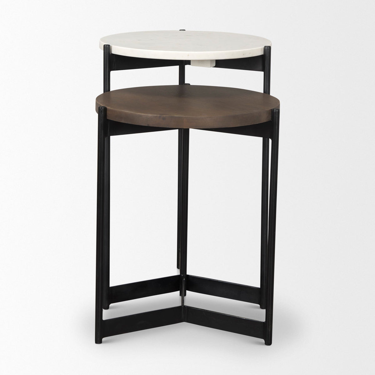 Mercana Larkin Wooden Nesting Table (Set of 2)