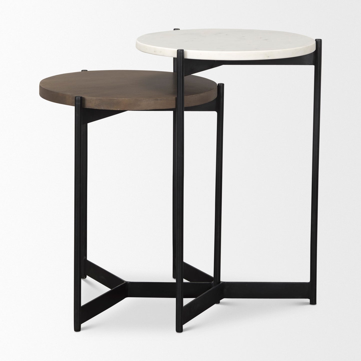Mercana Larkin Wooden Nesting Table (Set of 2)