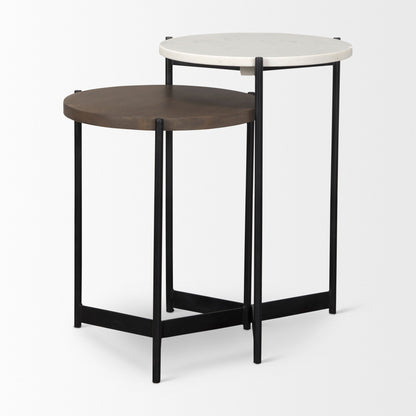 Mercana Larkin Wooden Nesting Table (Set of 2)