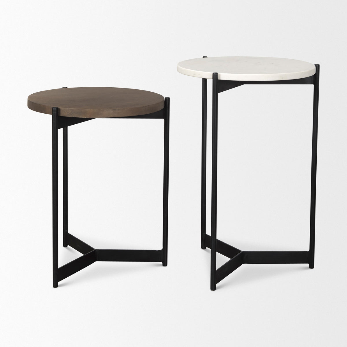 Mercana Larkin Wooden Nesting Table (Set of 2)