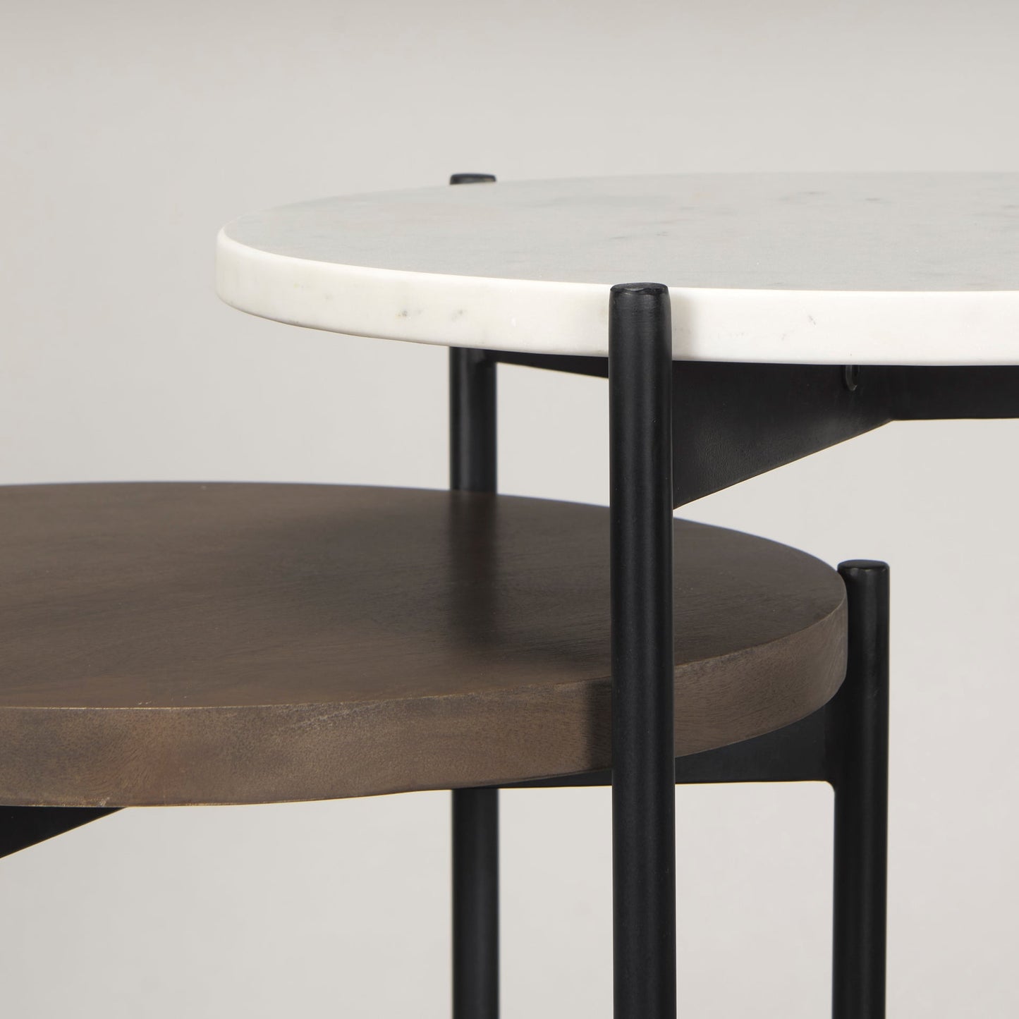 Mercana Larkin Wooden Nesting Table (Set of 2)