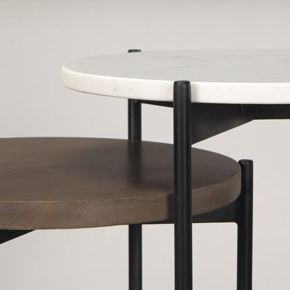 Mercana Larkin Wooden Nesting Table (Set of 2)