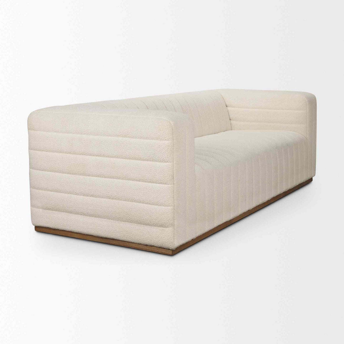 Ricciardo Cream Boucle Three Seater Sofa