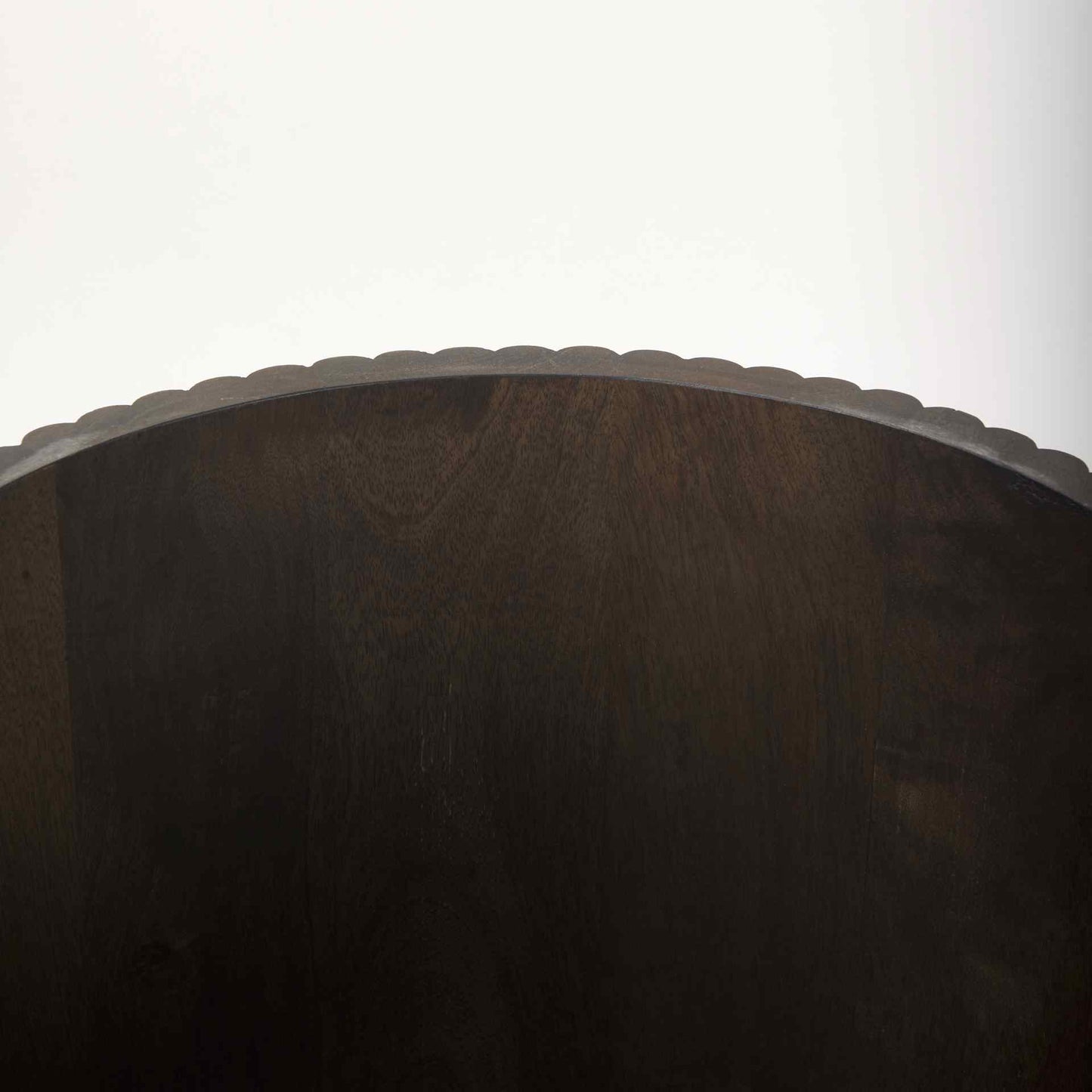 Mercana Terra Fluted Wooden Side Table