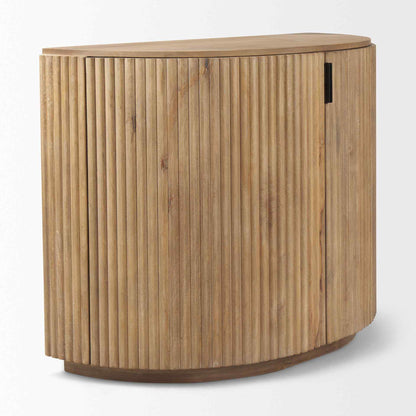 Mercana Terra Two Doors Wood Accent Cabinet