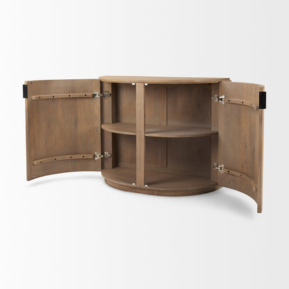 Mercana Terra Two Doors Wood Accent Cabinet