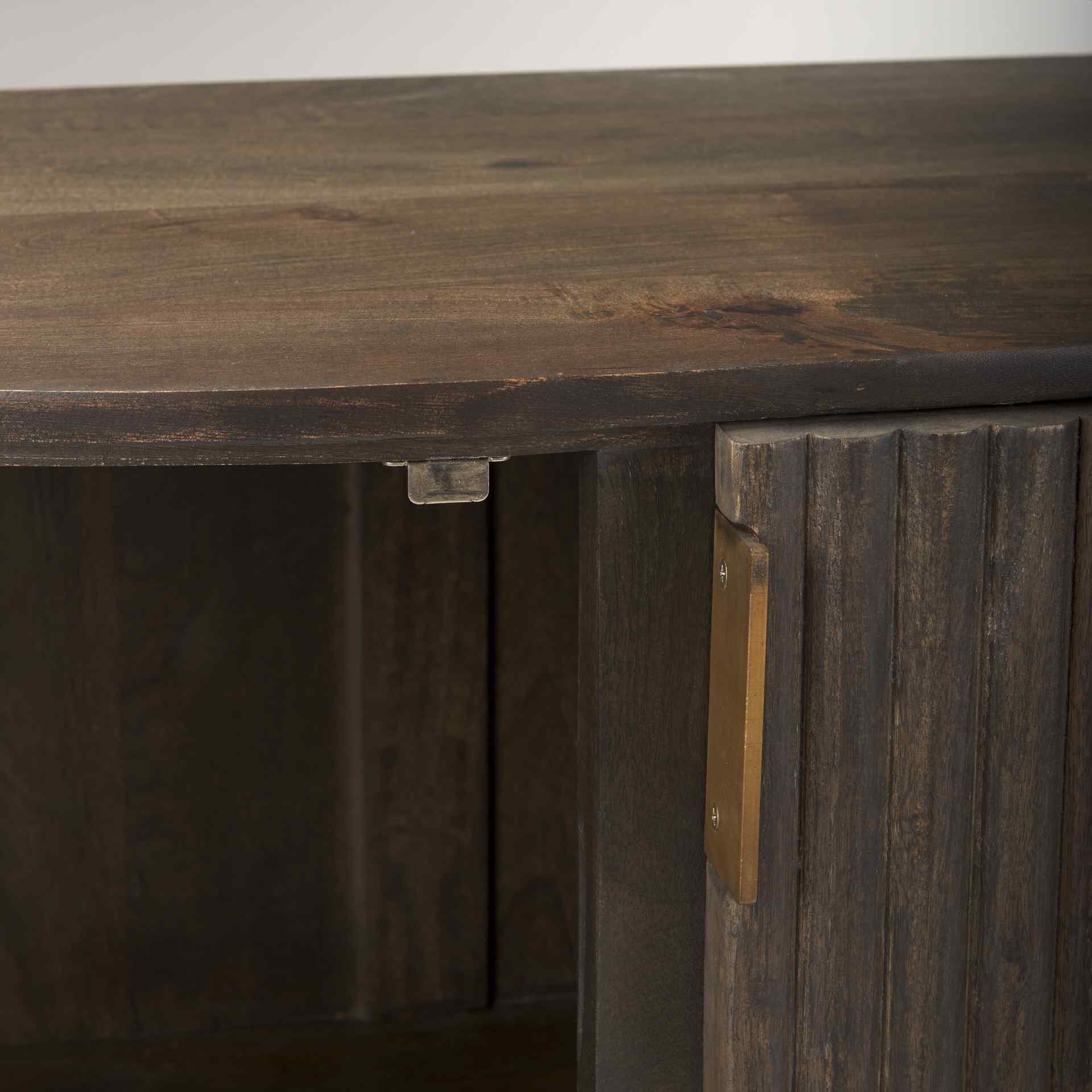 Mercana Terra Two Doors Wood Accent Cabinet