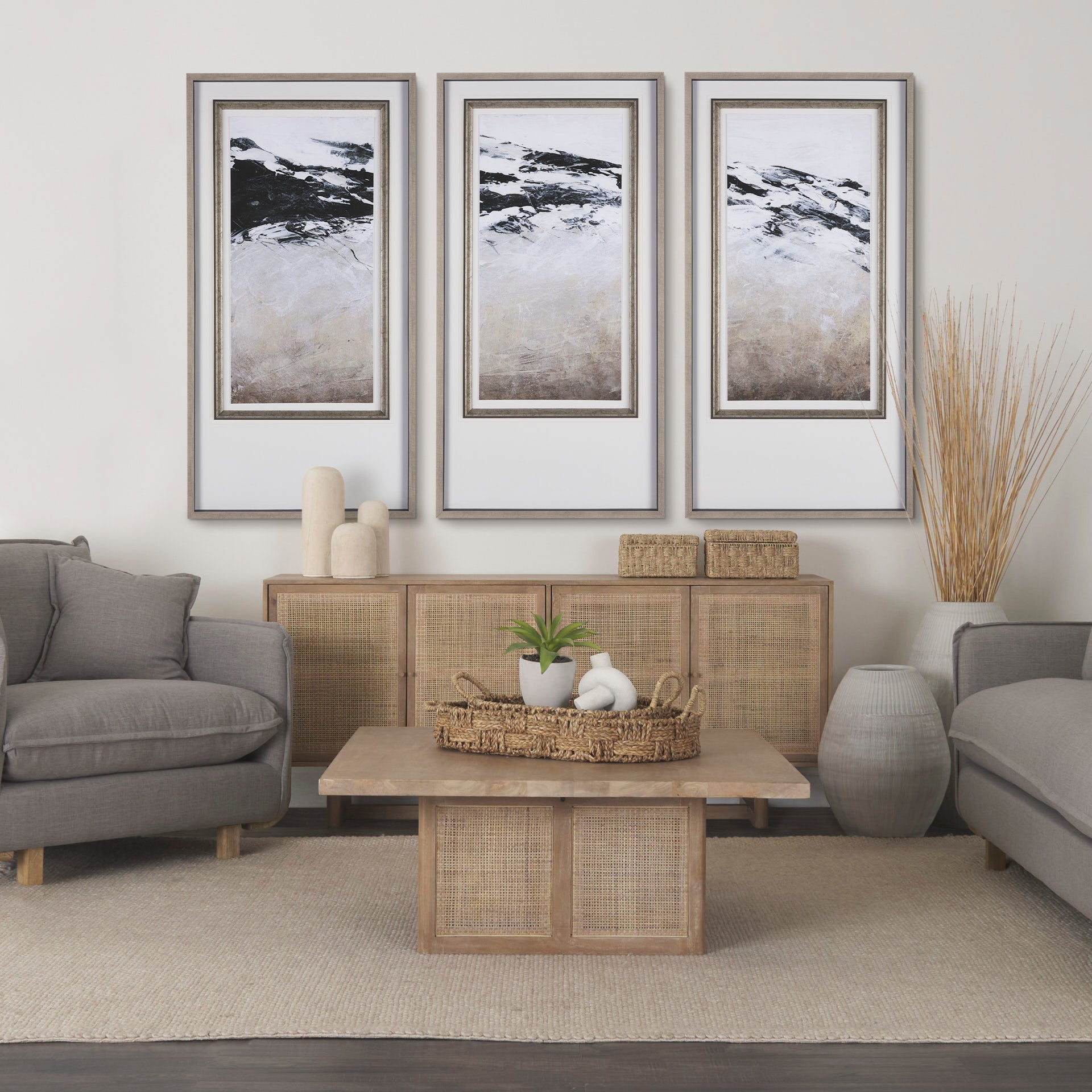 Mercana Grier Four Doors Wood Sideboard