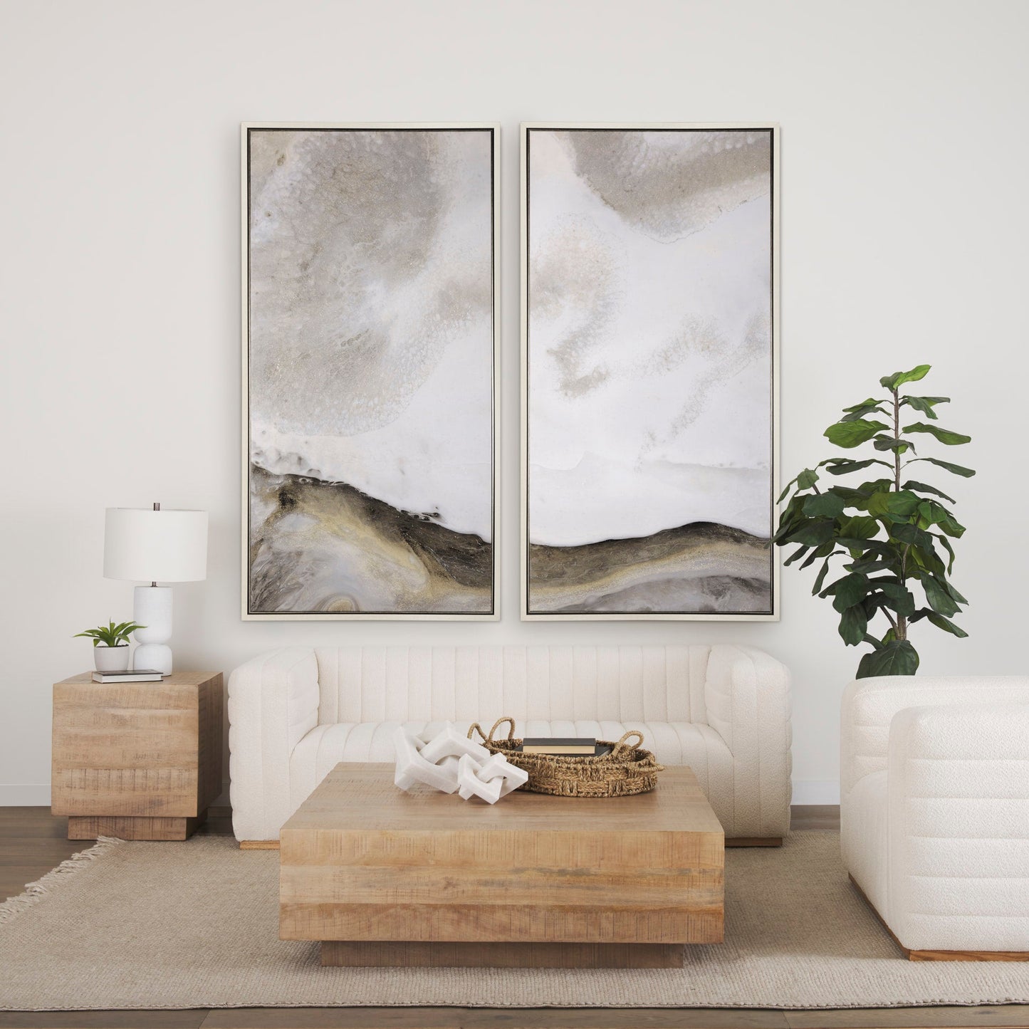 Hayden Wooden Square Coffee Table