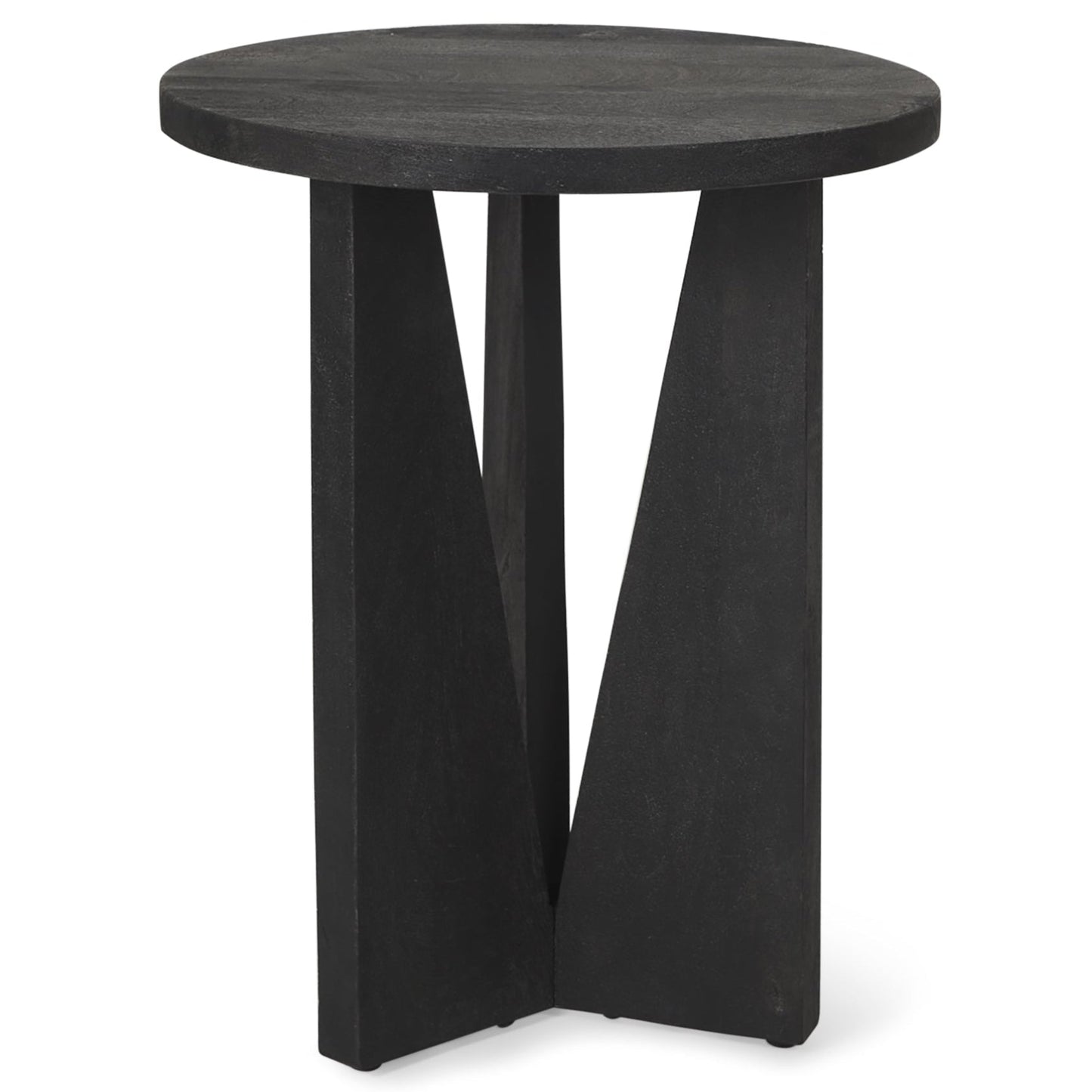 Mercana Mattius Wooden Round Accent Table