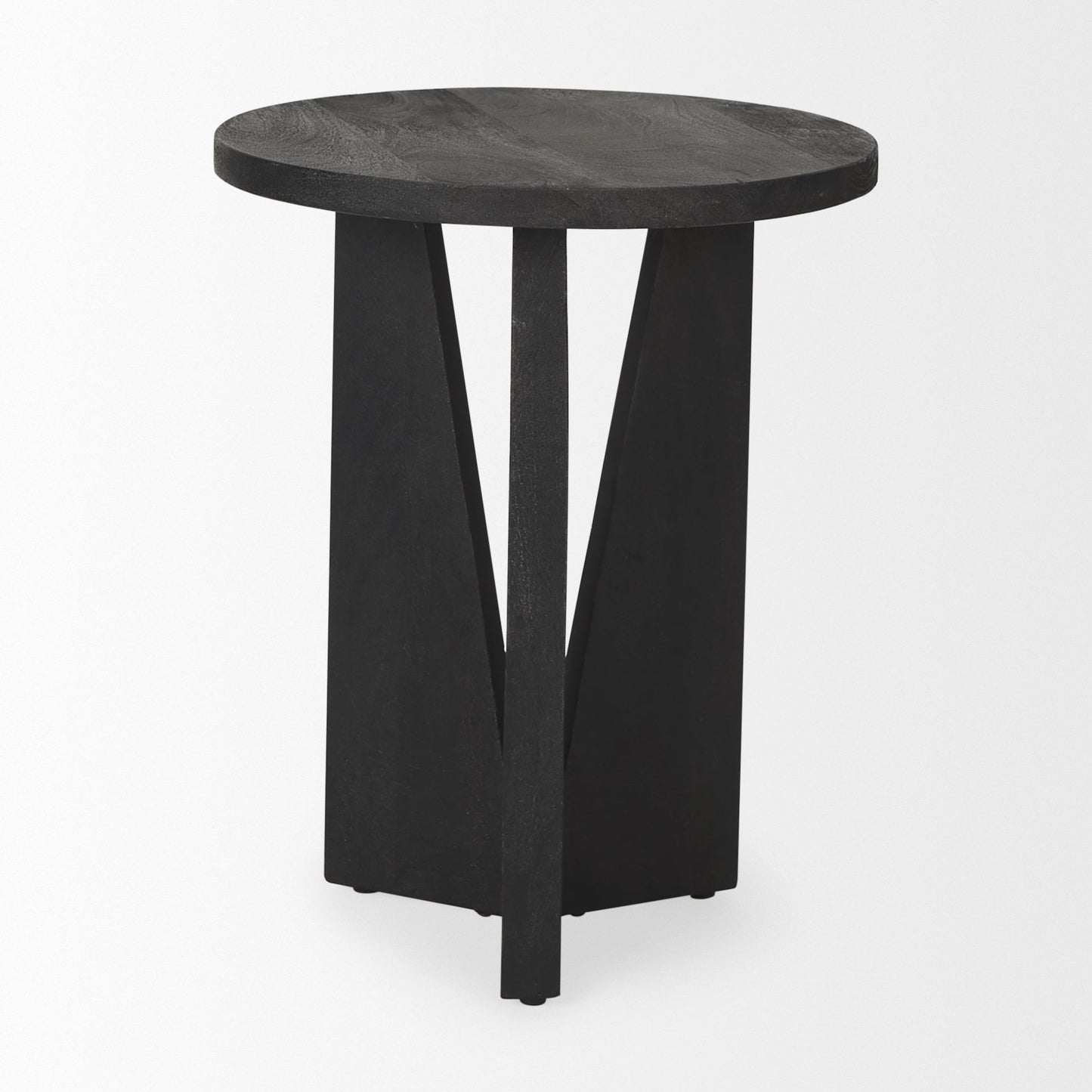 Mercana Mattius Wooden Round Accent Table