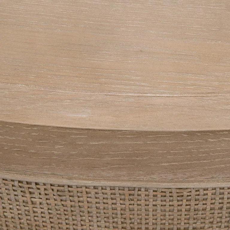 Cane Coffee Table Reclaimed Solid Wood -- view 7