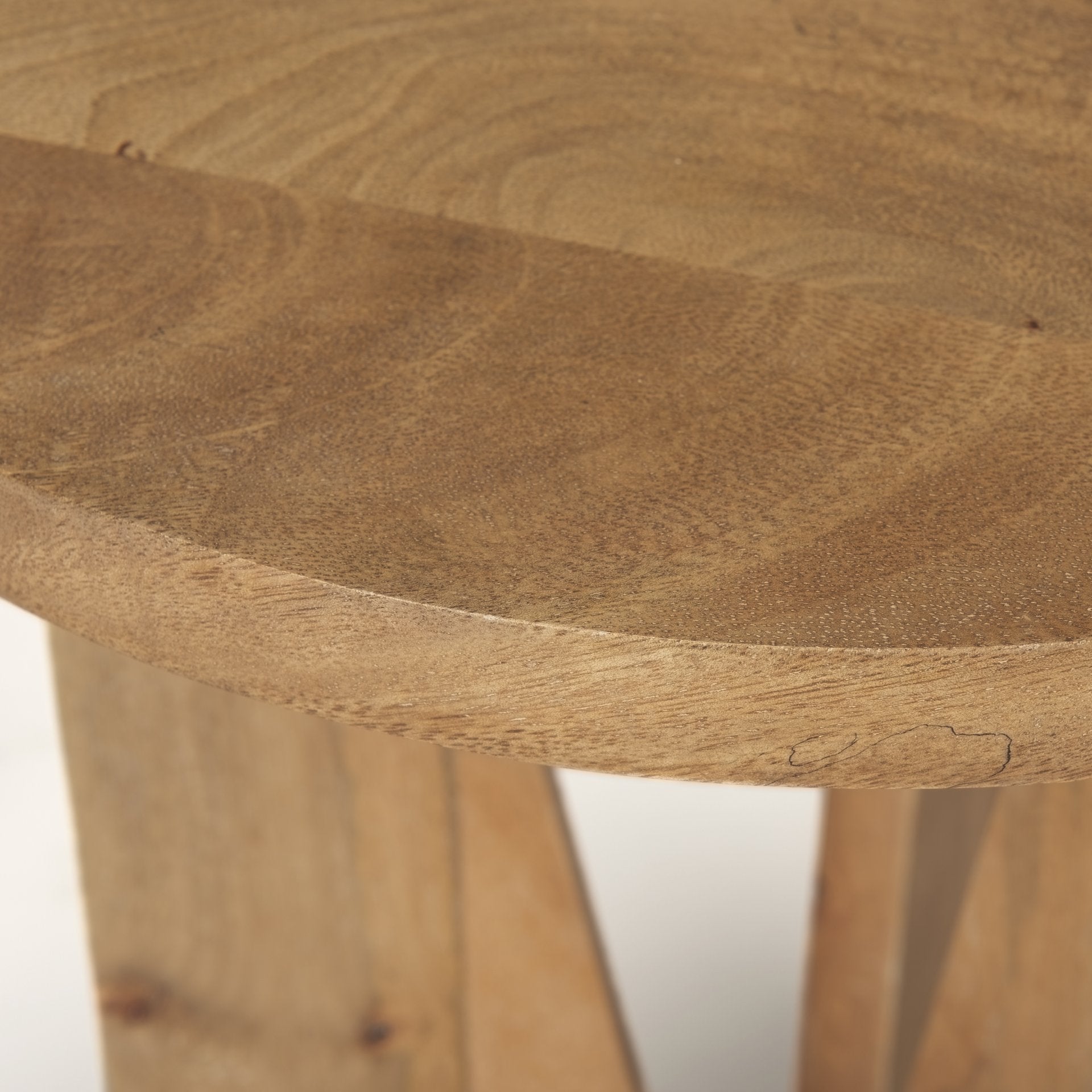 Mercana Mattius Wooden Round Accent Table