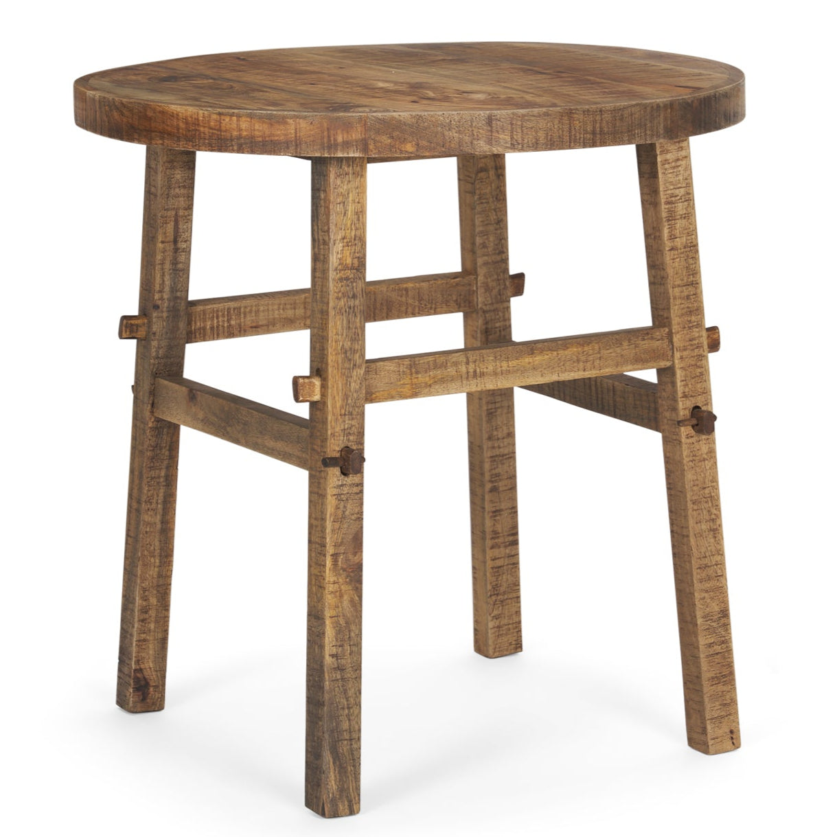 Mercana Rosie Wooden Round End Table