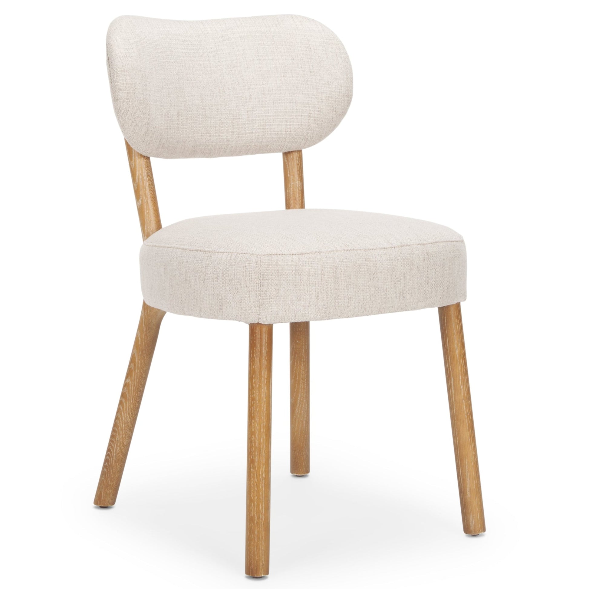 Mercana Owen Beige Fabric Dining Chair (Set of 2)