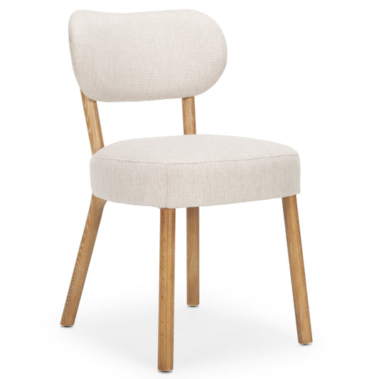 Mercana Owen Beige Fabric Dining Chair (Set of 2)