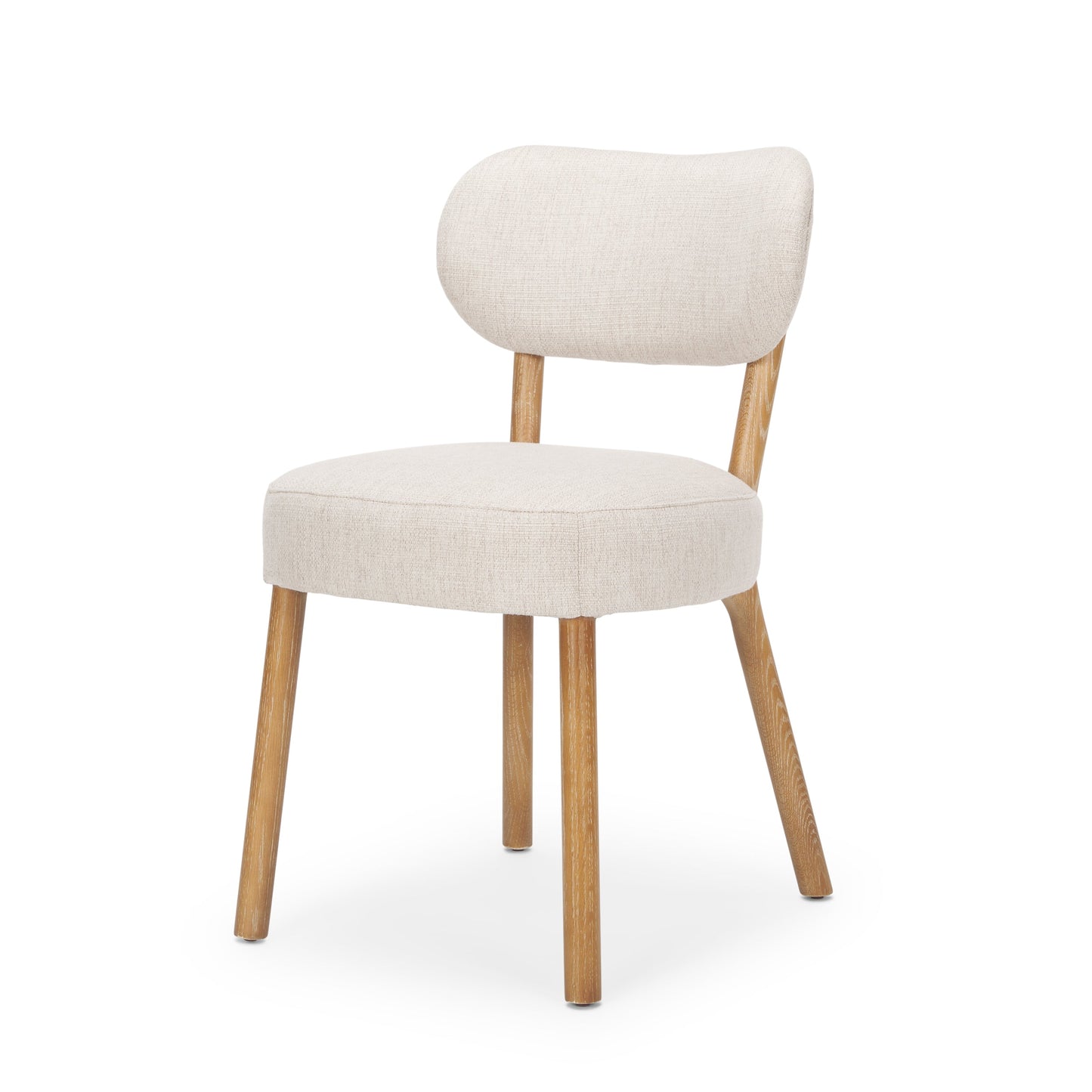 Mercana Owen Beige Fabric Dining Chair (Set of 2)