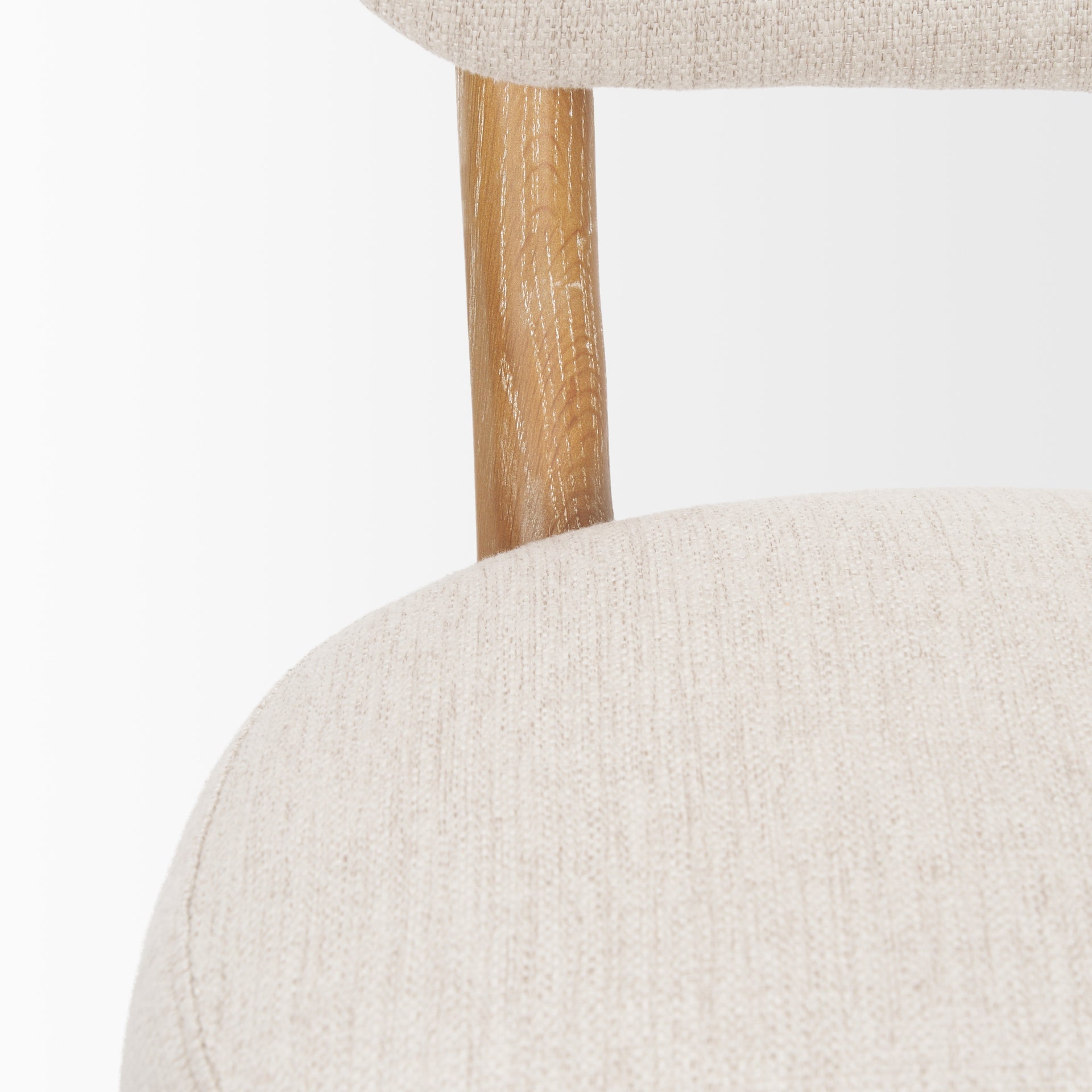 Mercana Owen Beige Fabric Dining Chair (Set of 2)