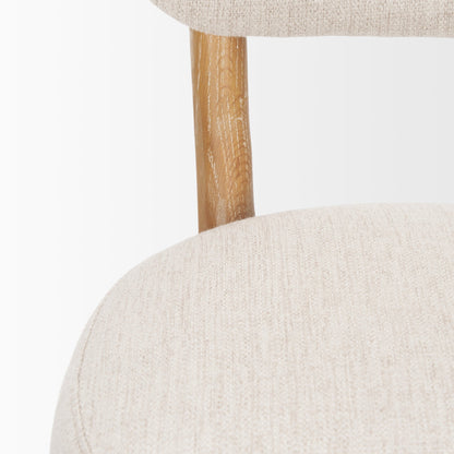Mercana Owen Beige Fabric Dining Chair (Set of 2)
