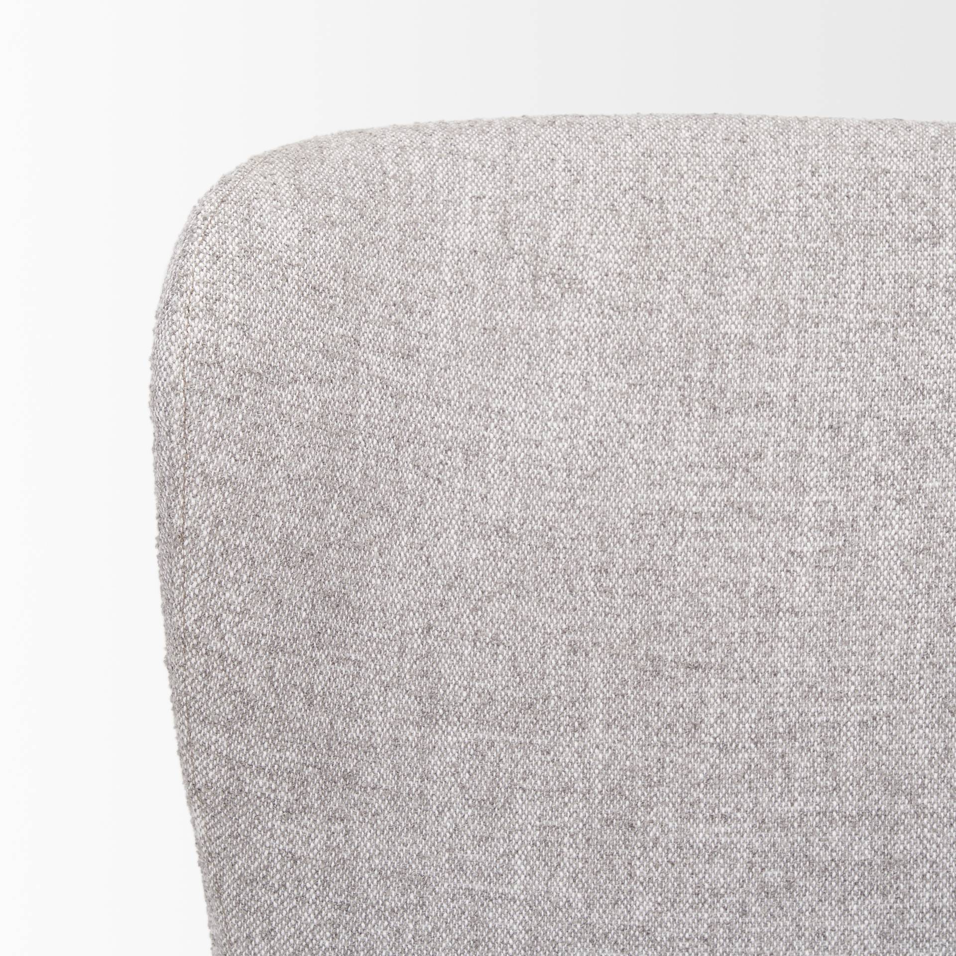 Mercana Hartt Grey Fabric Dining Chair (Set of 2)