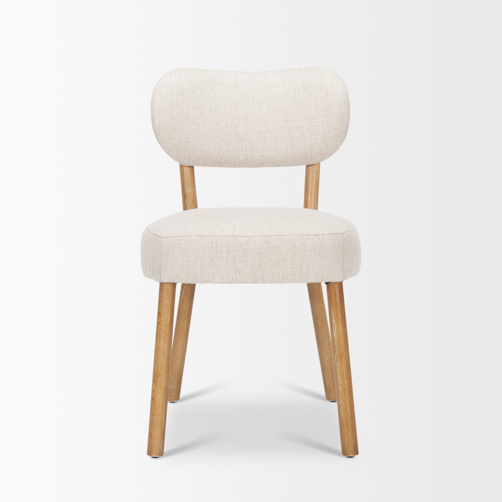 Mercana Owen Beige Fabric Dining Chair (Set of 2)