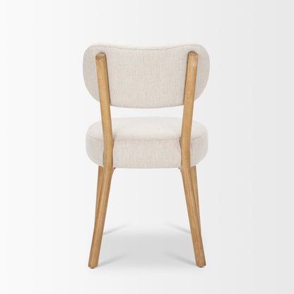 Mercana Owen Beige Fabric Dining Chair (Set of 2)
