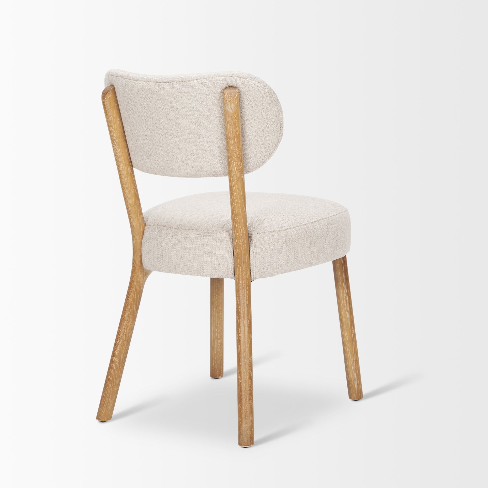 Mercana Owen Beige Fabric Dining Chair (Set of 2)