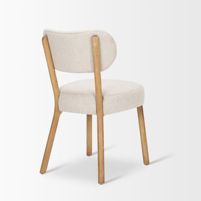 Mercana Owen Beige Fabric Dining Chair (Set of 2)