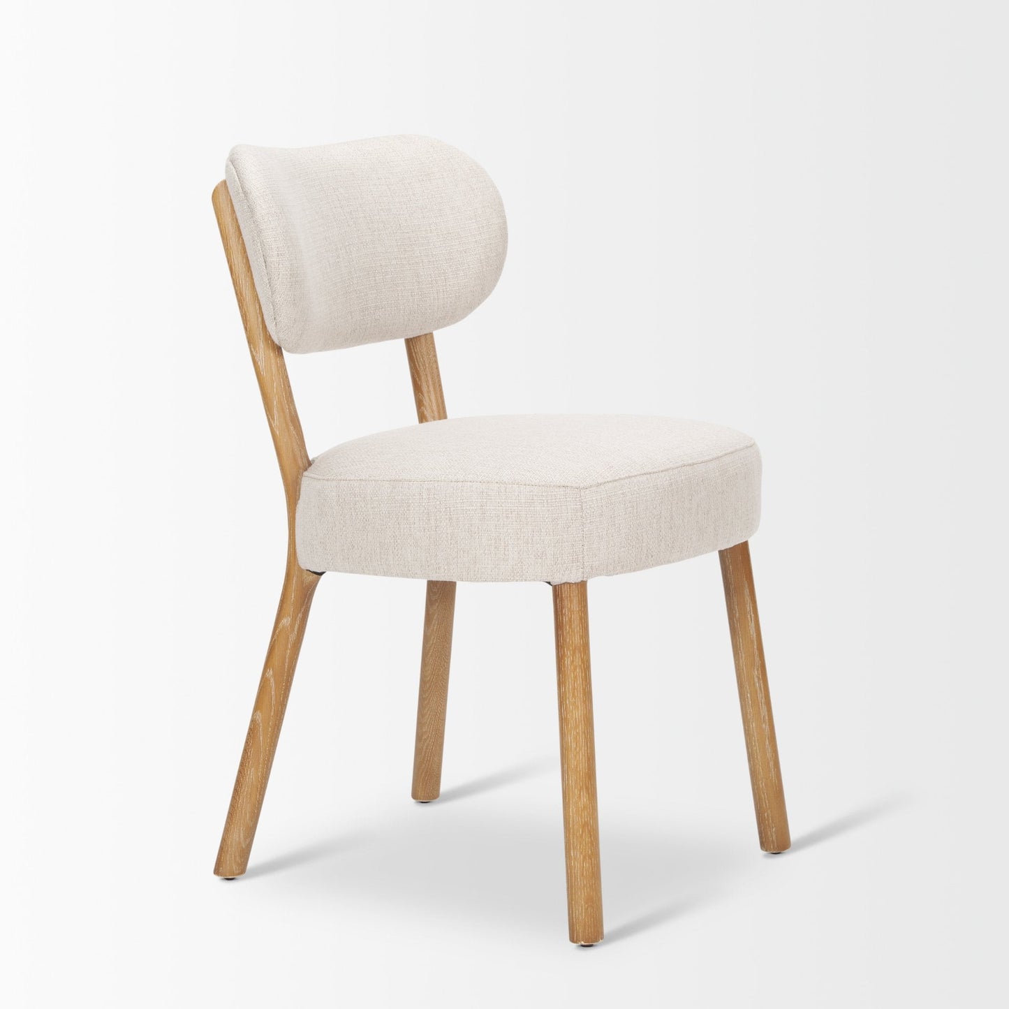 Mercana Owen Beige Fabric Dining Chair (Set of 2)