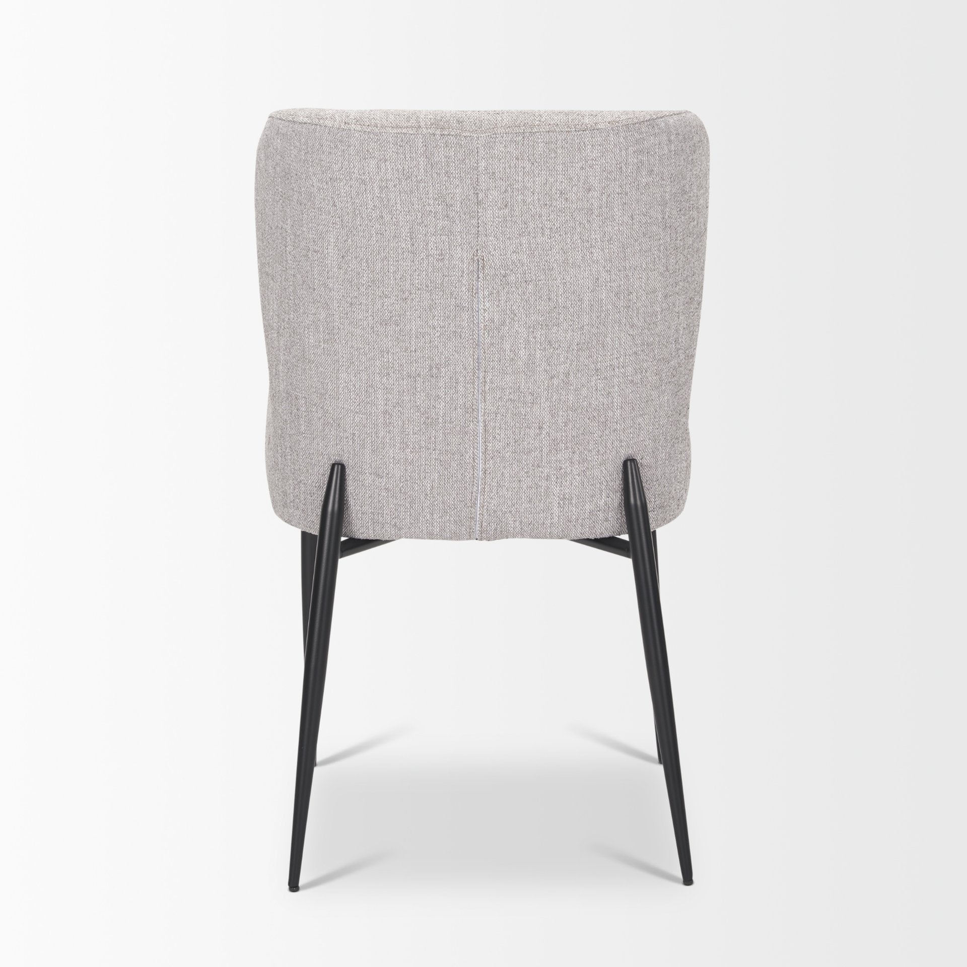 Mercana Hartt Grey Fabric Dining Chair (Set of 2)
