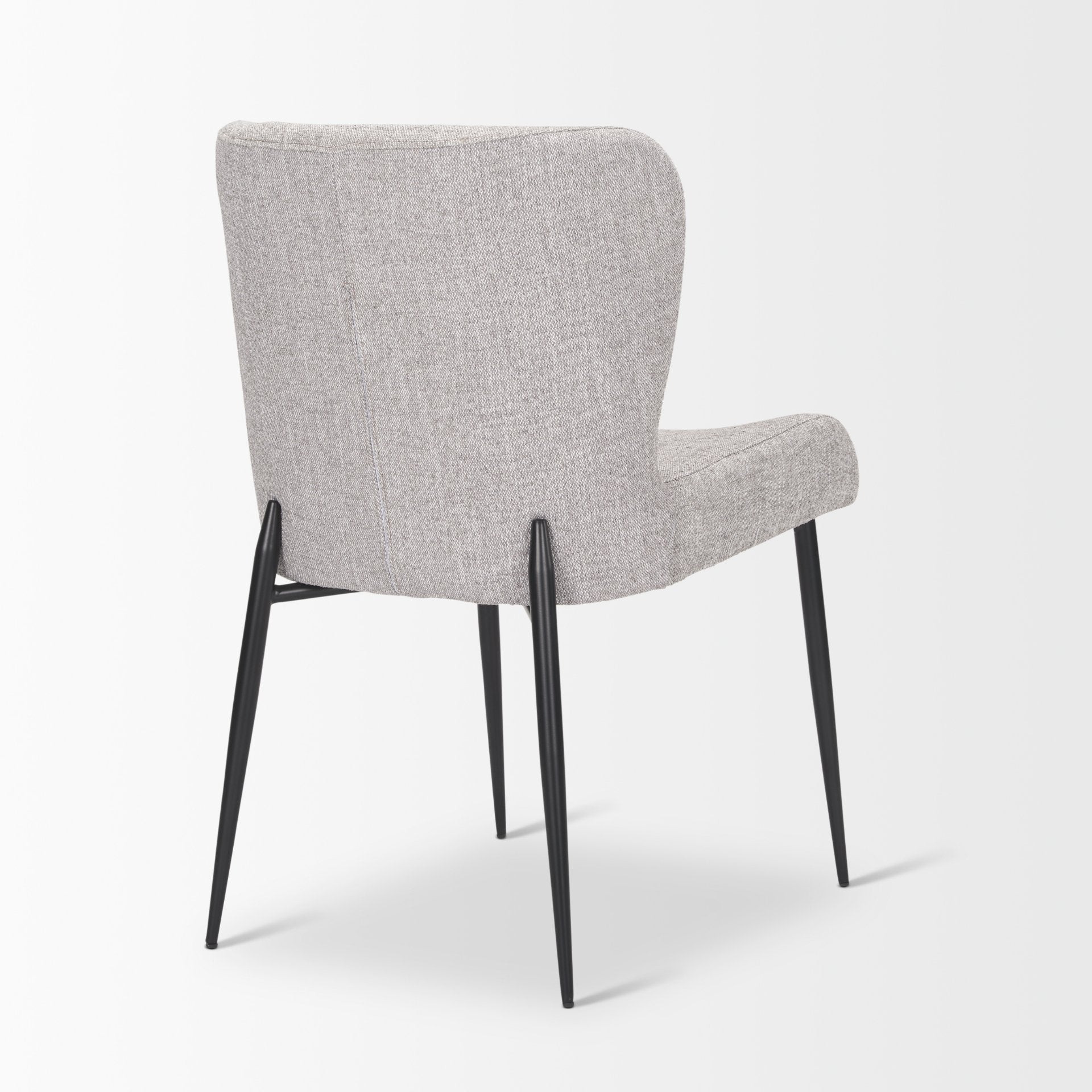 Mercana Hartt Grey Fabric Dining Chair (Set of 2)