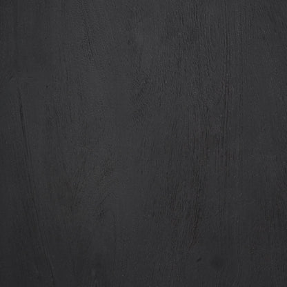 Mercana Maxine Hexagonal Black Wood Foyer Table