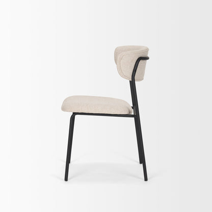Mercana Corey Oatmeal Fabric Dining Chair (Set of 2)