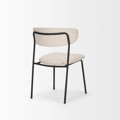 Mercana Corey Oatmeal Fabric Dining Chair (Set of 2)