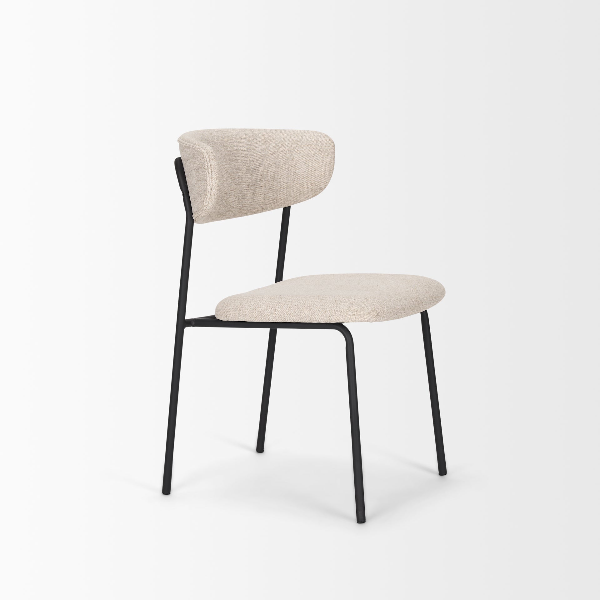 Mercana Corey Oatmeal Fabric Dining Chair (Set of 2)