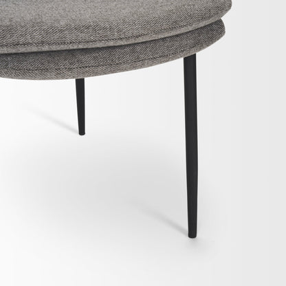 Mercana Eve Boucle Fabric Armless Dining Chair (Set of 2)