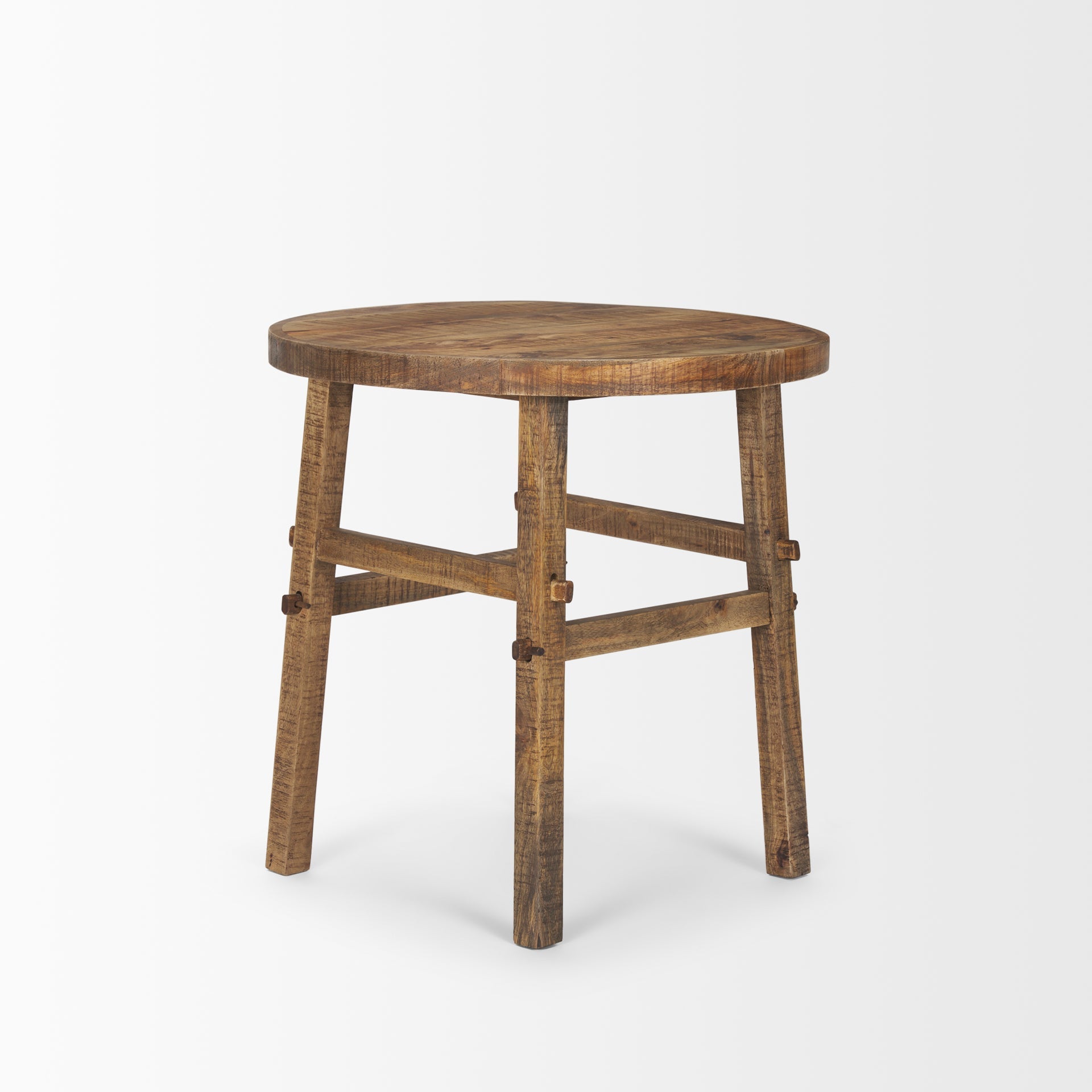 Mercana Rosie Wooden Round End Table