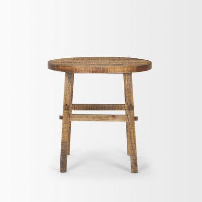 Mercana Rosie Wooden Round End Table