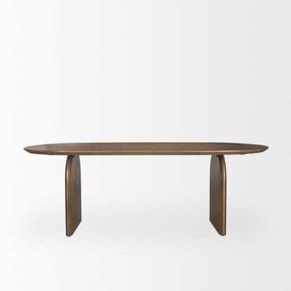 Isla Wooden Oval Dining Table