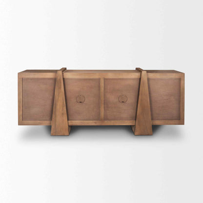 Mercana Eula Four Doors Wood Sideboard