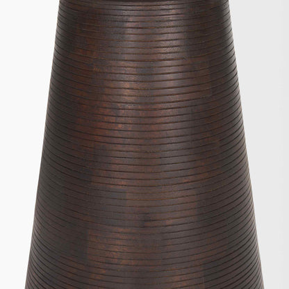 Mercana Novell Wooden Pedestal Accent Table