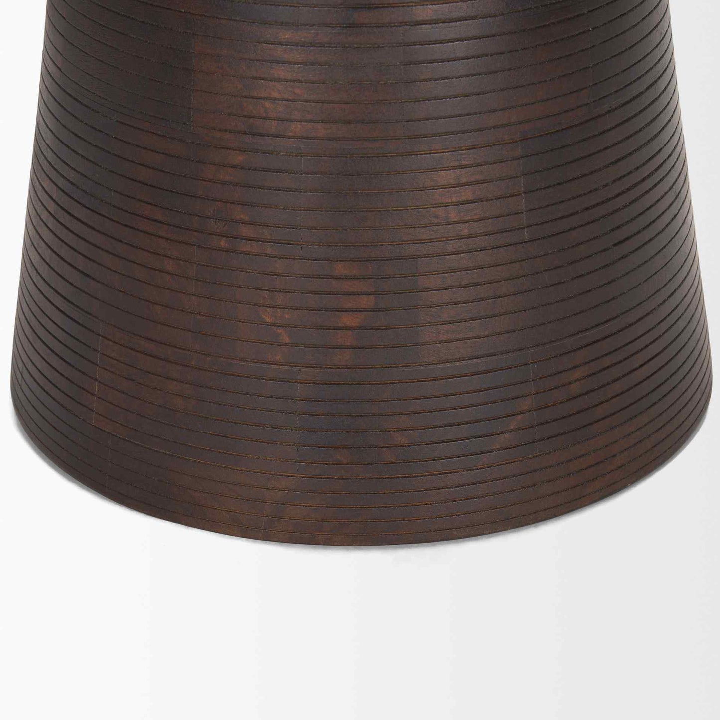 Mercana Novell Wooden Pedestal Accent Table