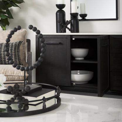 Mercana Divina White Marble Top Sideboard