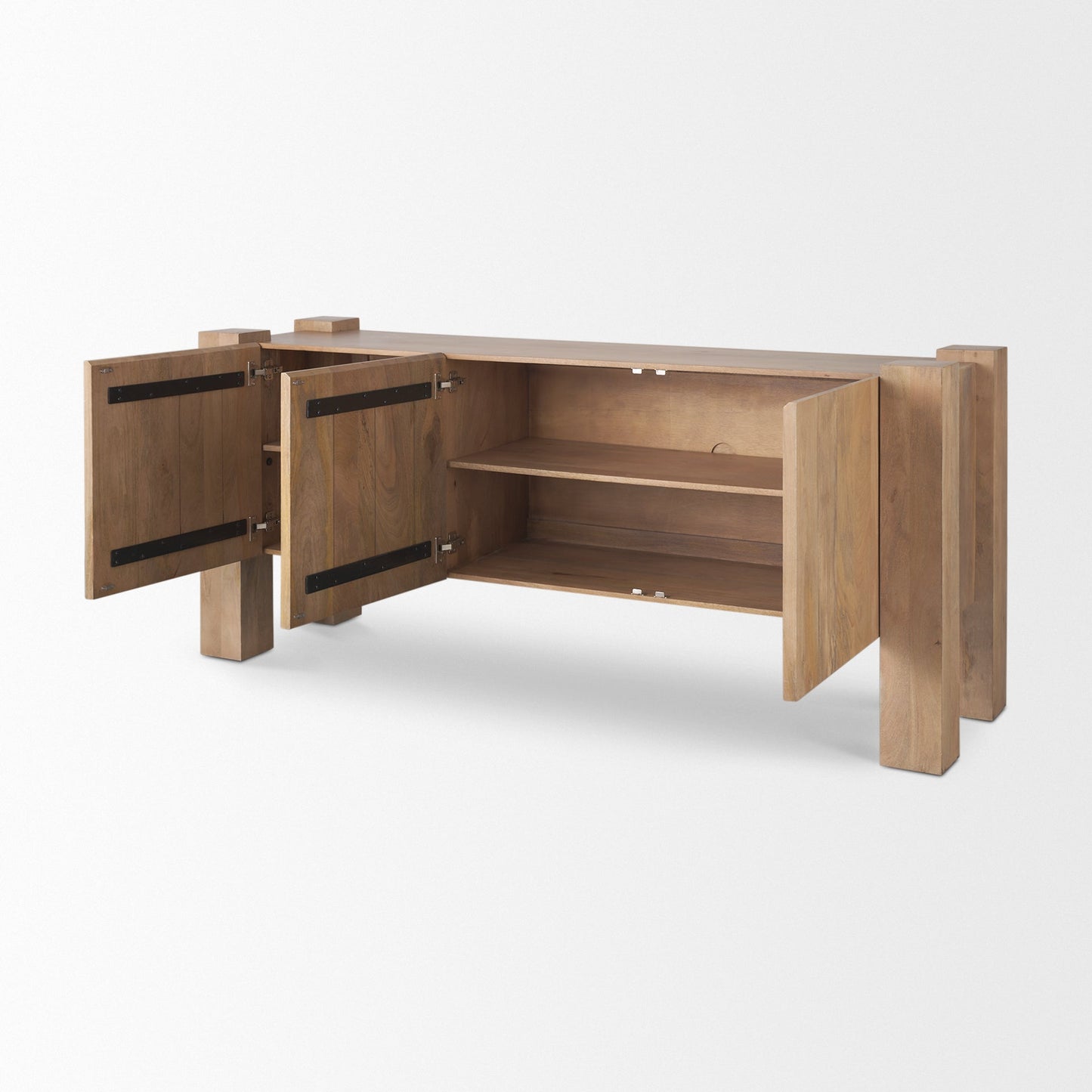 Mercana Beth Three Doors Wood Sideboard