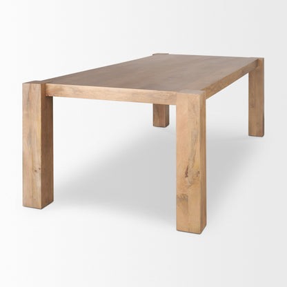Mercana Beth Wood Rectangular Dining Table