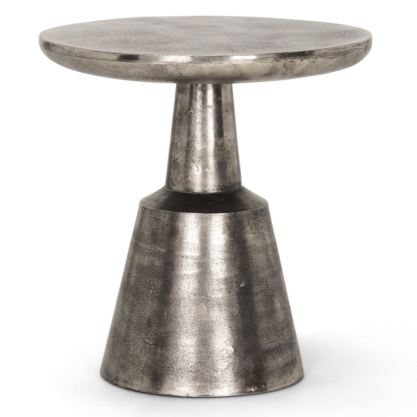 Mercana Bobbi Cast Aluminum Round Accent Table